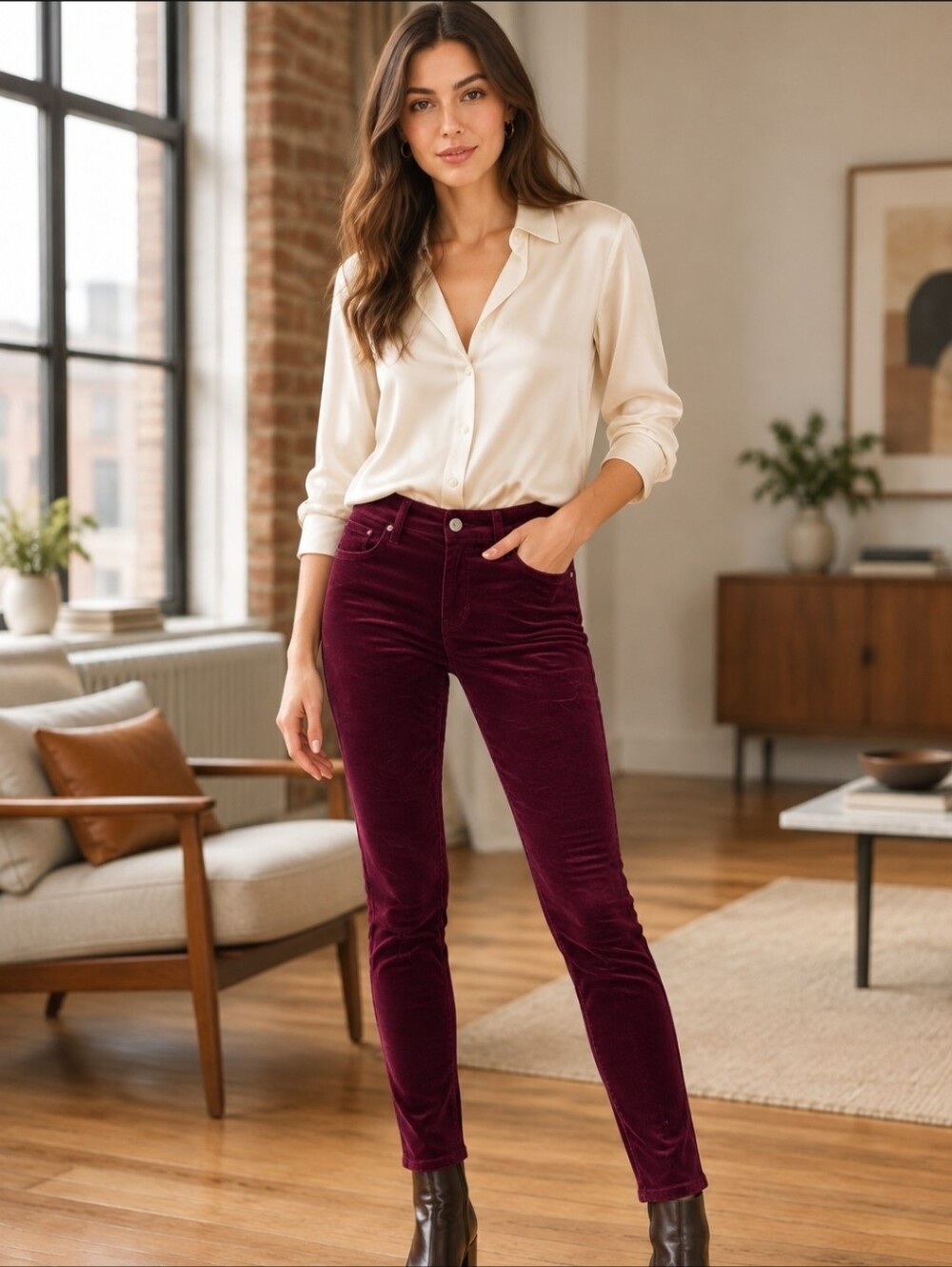J Brand Suede Super Skinny Pants size 29